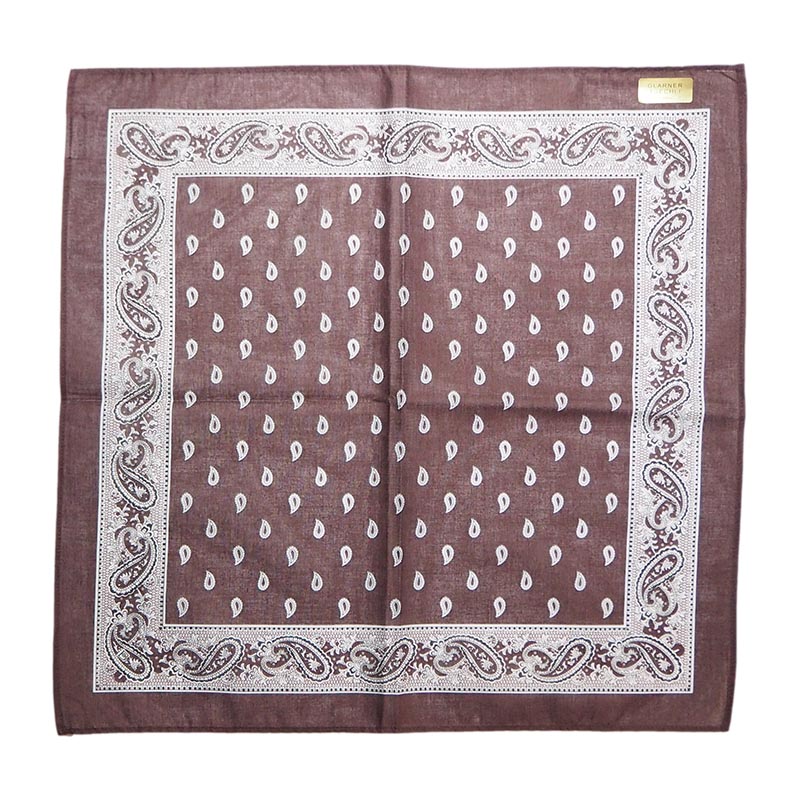 Blumer ブリュメル bandana バンダナ paisley ペイズリー柄 コーヒー