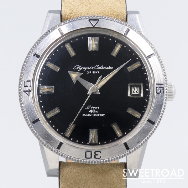 オリエント オリンピア・カレンダー 40mダイバー Ref.T-19855 1960年代