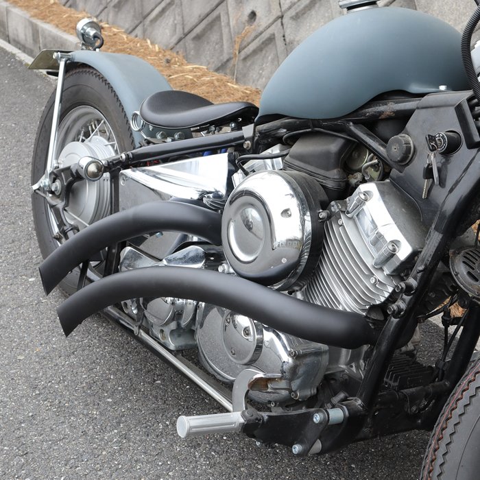 ヤマハ ドラッグスター400 クラシック400 DS4 DSC4 ベントマフラー Ver