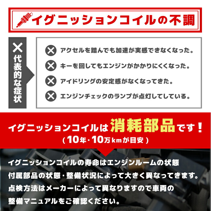 強化イグニッションコイル 3本 純正同等品 33400-85K10 ハイパワー