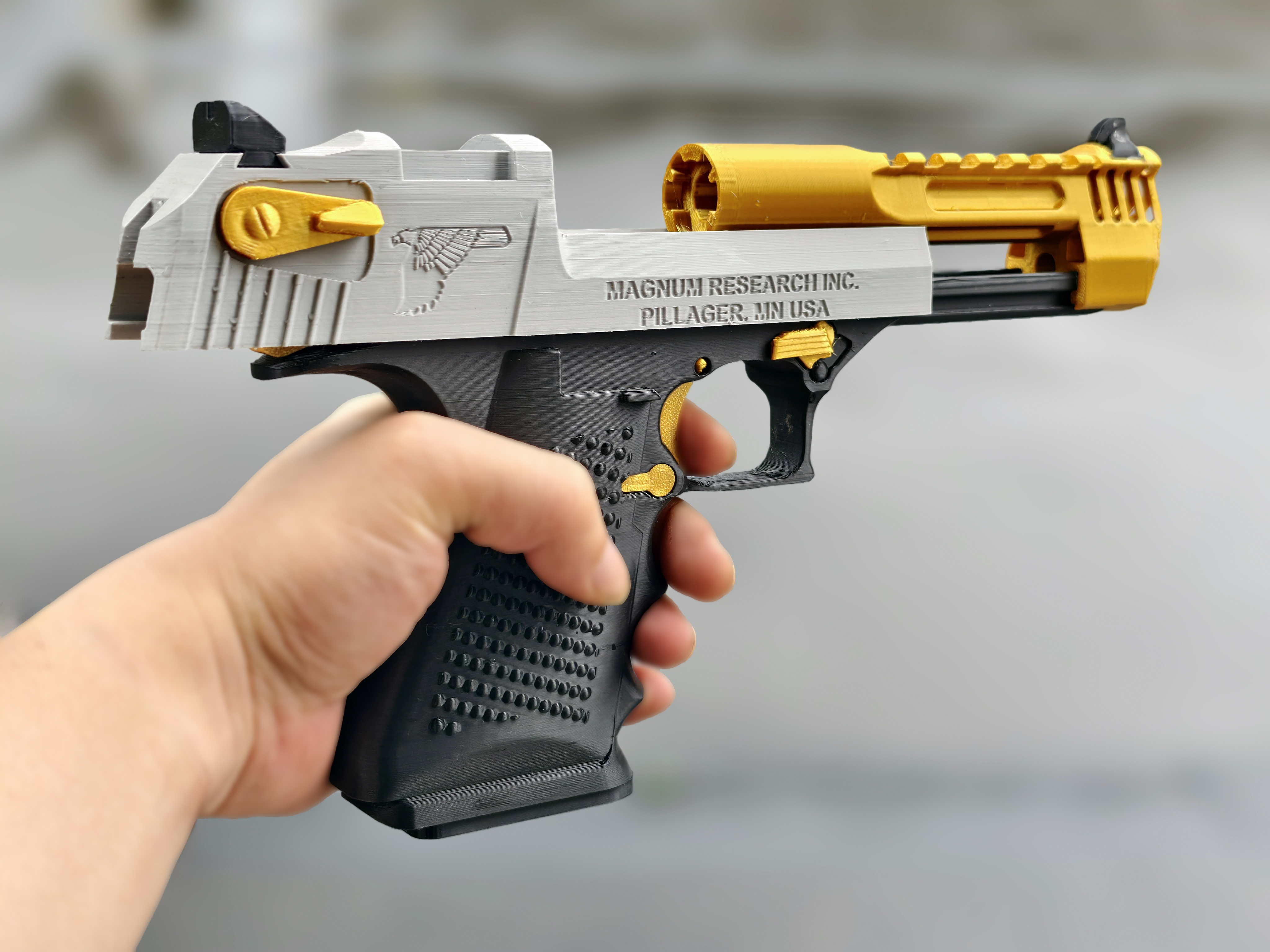 3Dプリント マグナムデザートイーグルL5玩具ピストル（発射機能なし