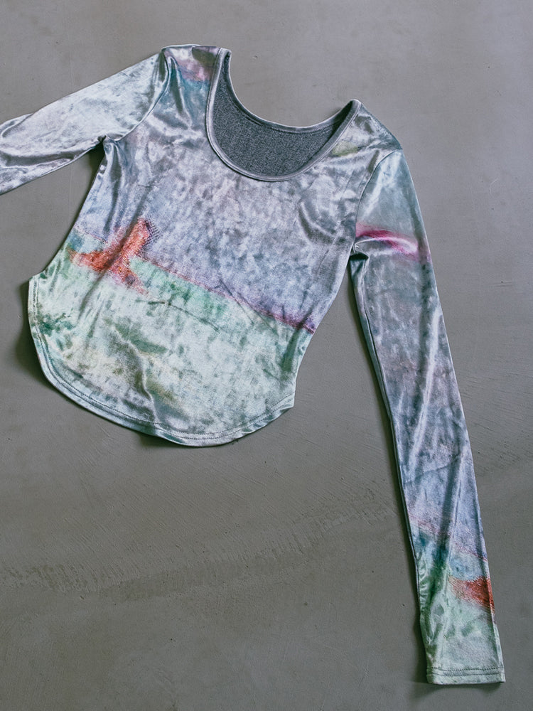 Velour Art Print Top｜ベロアTシャツ – MARTE
