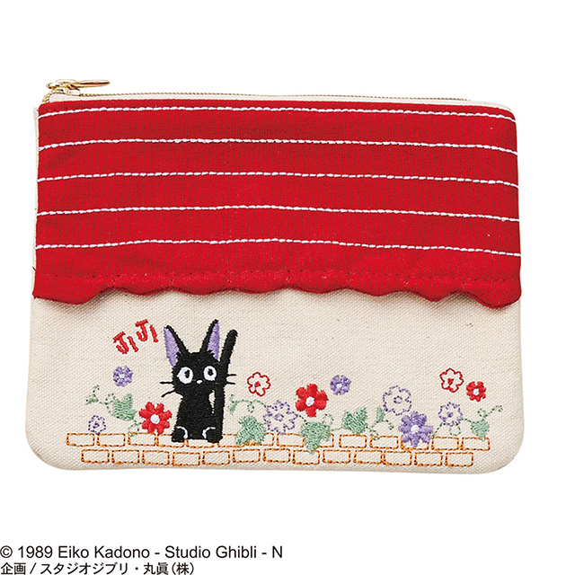 ジブリ 魔女の宅急便 ジジ 屋根の下で ティッシュケース付きポーチ