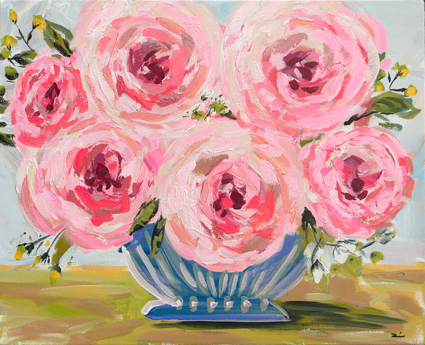 Impressionist Floral Painting 