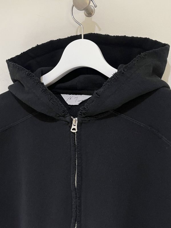 ANCELLM（アンセルム） Crash Zip Hoodie（クラッシュジップフーディー