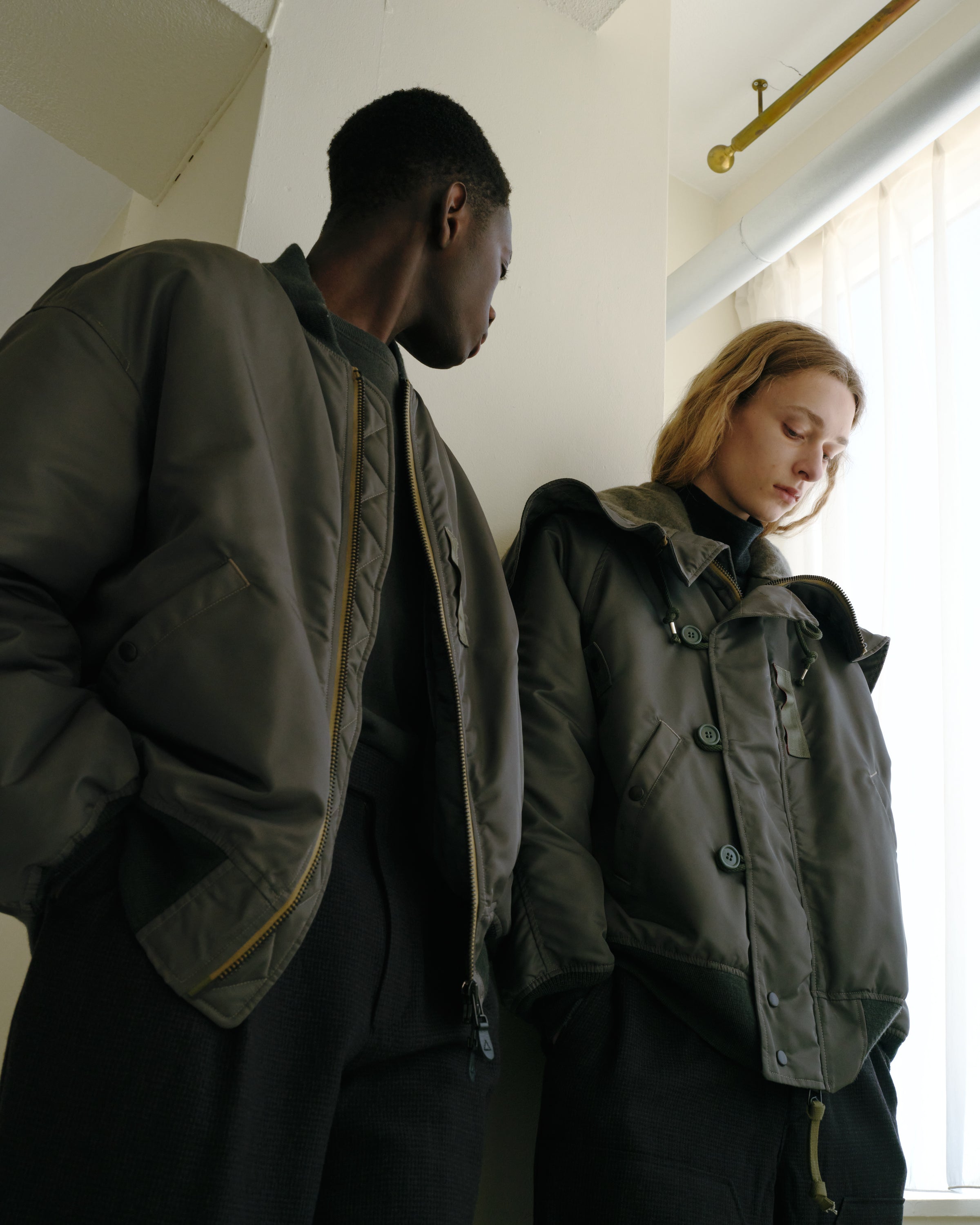 ナイロンツイル / MA-1, Sage Green – MARKAWARE