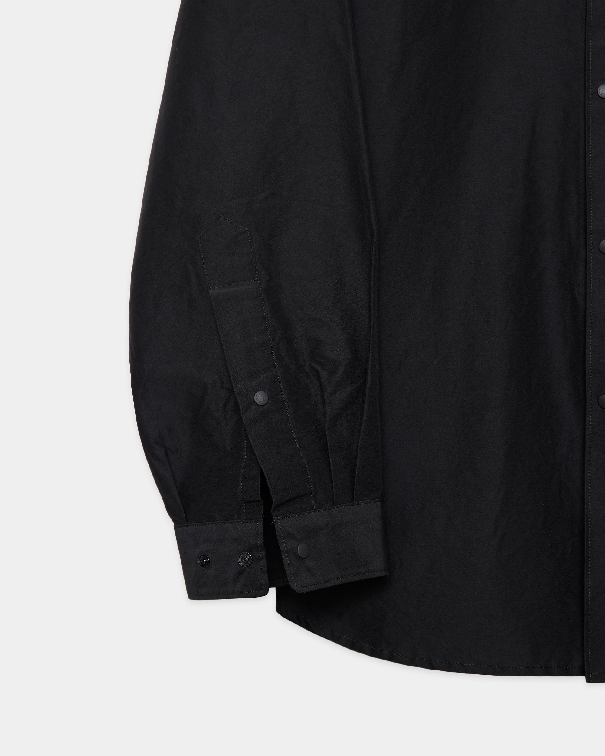 オーガニックコットンシルク高密度タイプライター / スナップボタン