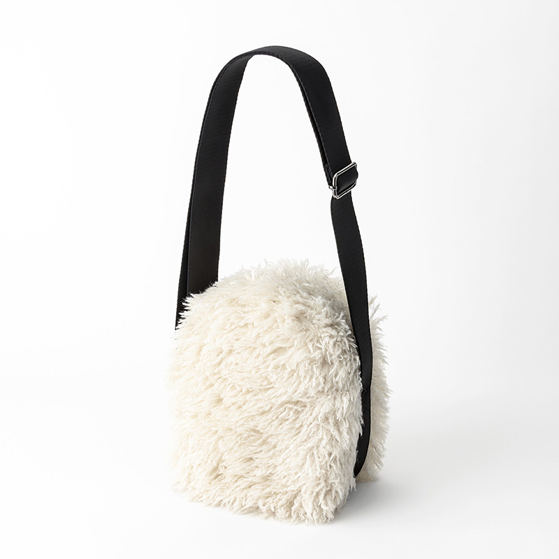 HONEYCOMB BAG SHAGGY WHITE | ギフト・スタイ・出産祝いのMARLMARL
