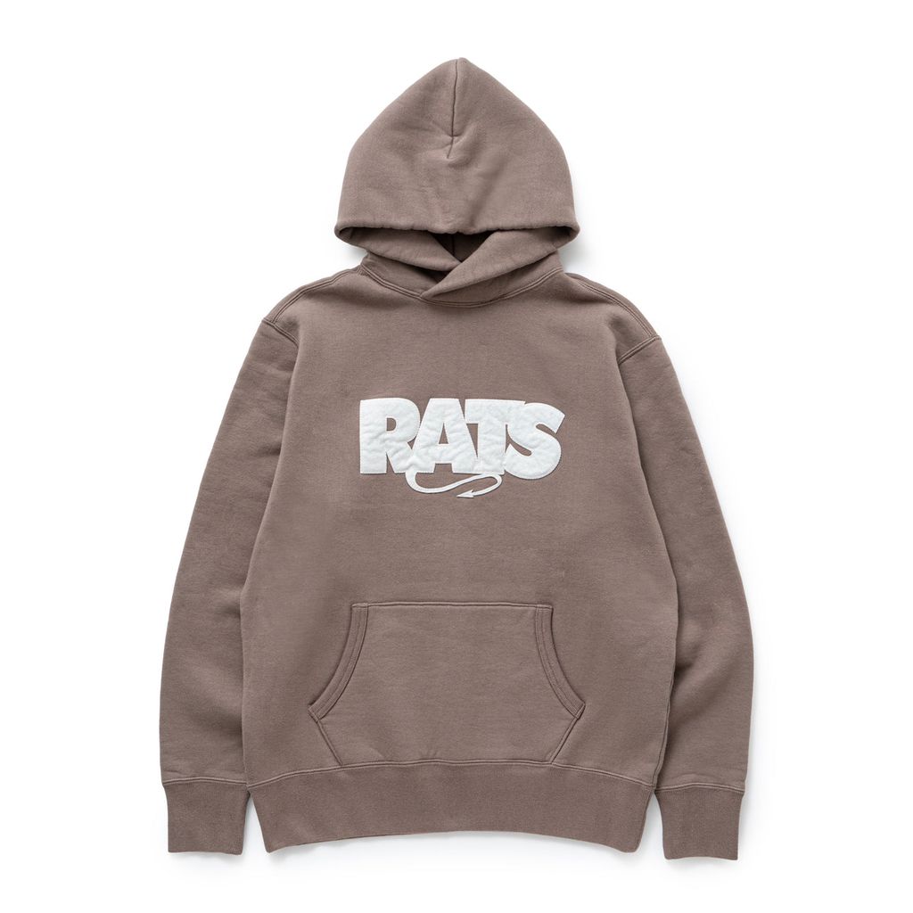 RATS BOX LOGO HOODIE – MAROON WEBSTORE
