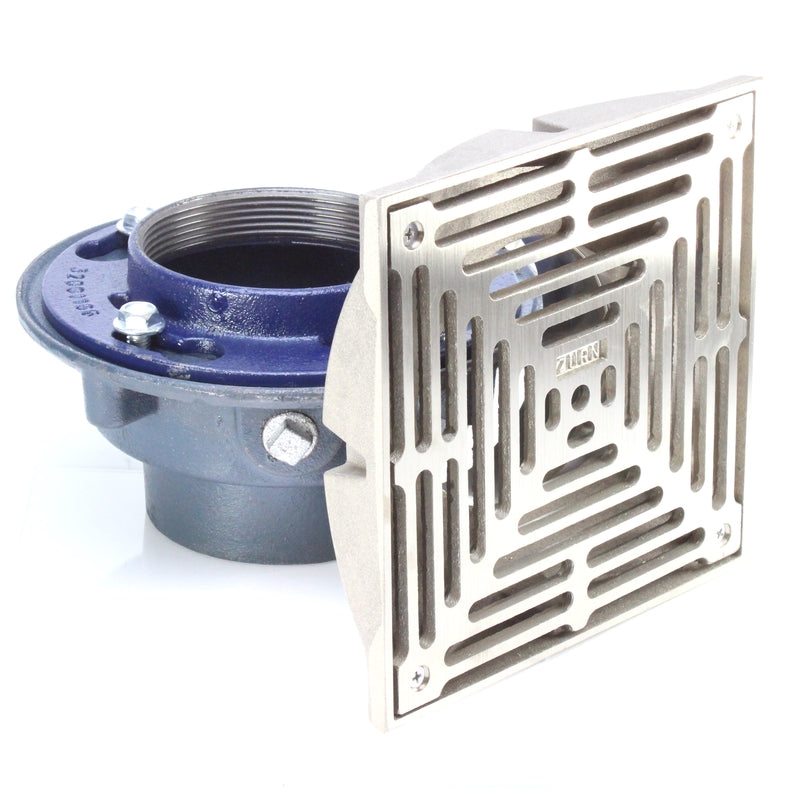 Zurn ZXN-415-8Y Heavy-Duty Floor Drain w 8