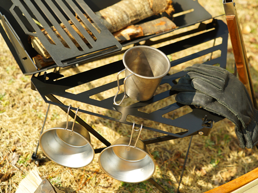 Nature tonesのフュージョングリル | 好きなキャンプギアに囲まれたい