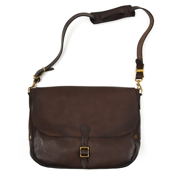 VASCO “LEATHER POSTMAN SHOULDER BAG -LARGE”＜PLANE＞ | MASUYA