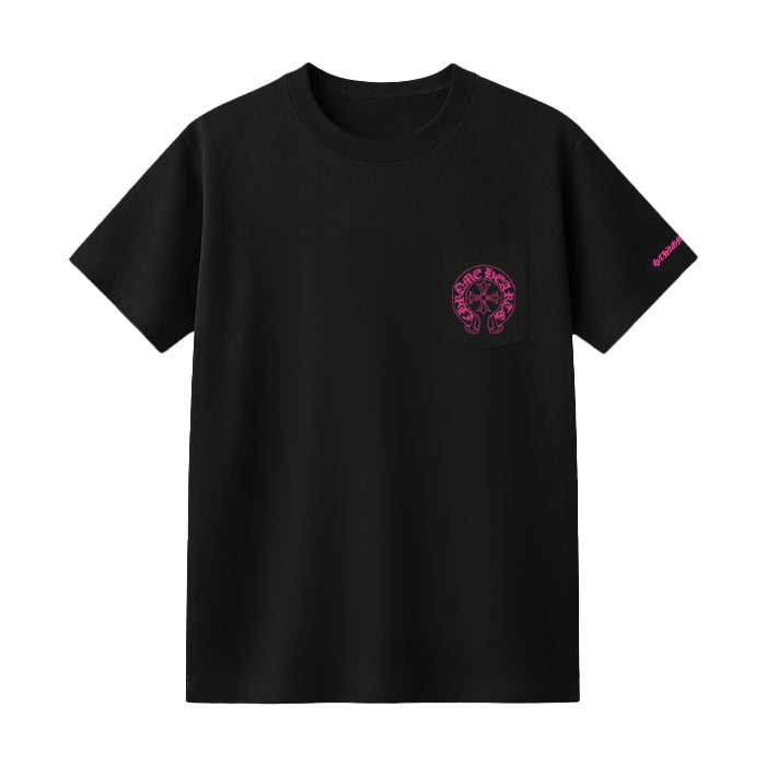 CHROME HEARTS / クロムハーツ CH ピンク シューホース Tシャツ