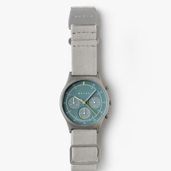 MUS SOLAR C-02 GRAY P | Solar Chronograph Watches | Maven Watches