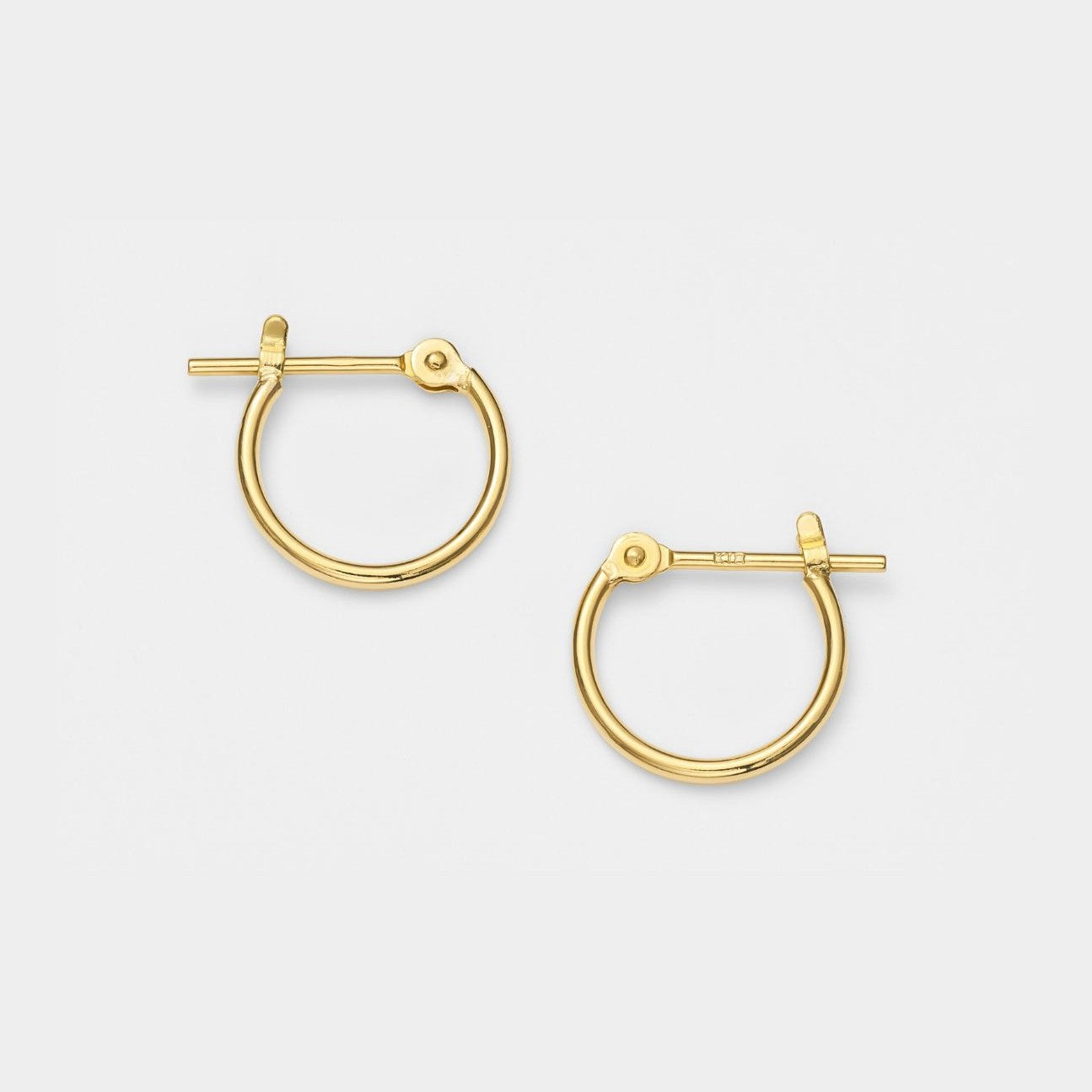 K18 フープピアス 極細- me.（エムイードット）