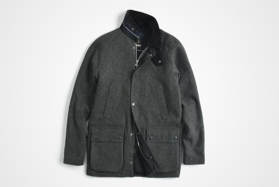Look And Feel Cozy With Barbour's Bedale Wool Jacket