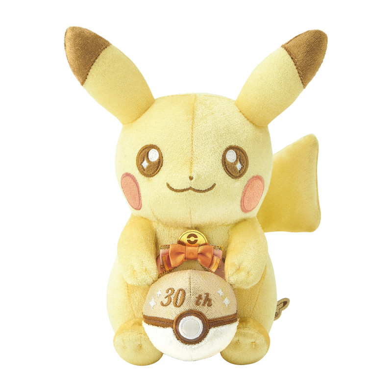 30周年記念ぬいぐるみ ピカピカ！ピカチュウ - Meccha Japan