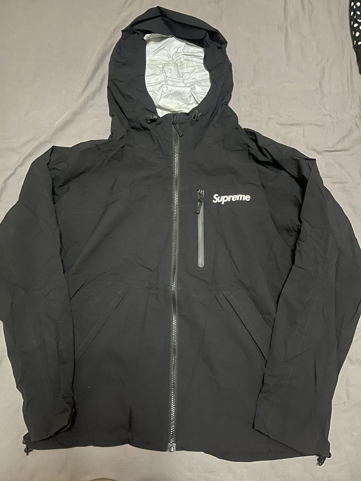 Supreme Supreme taped seam jacket black medium | Grailed