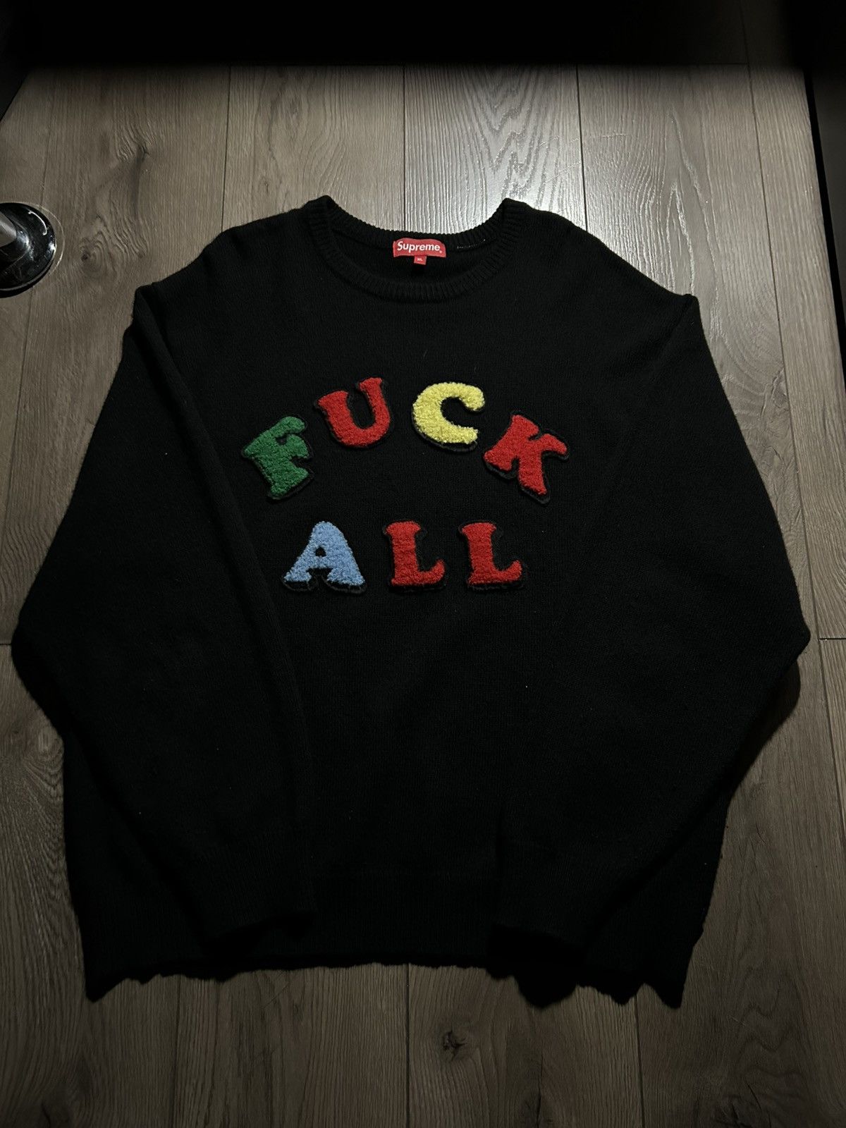 Supreme Fuck Sweater | Grailed