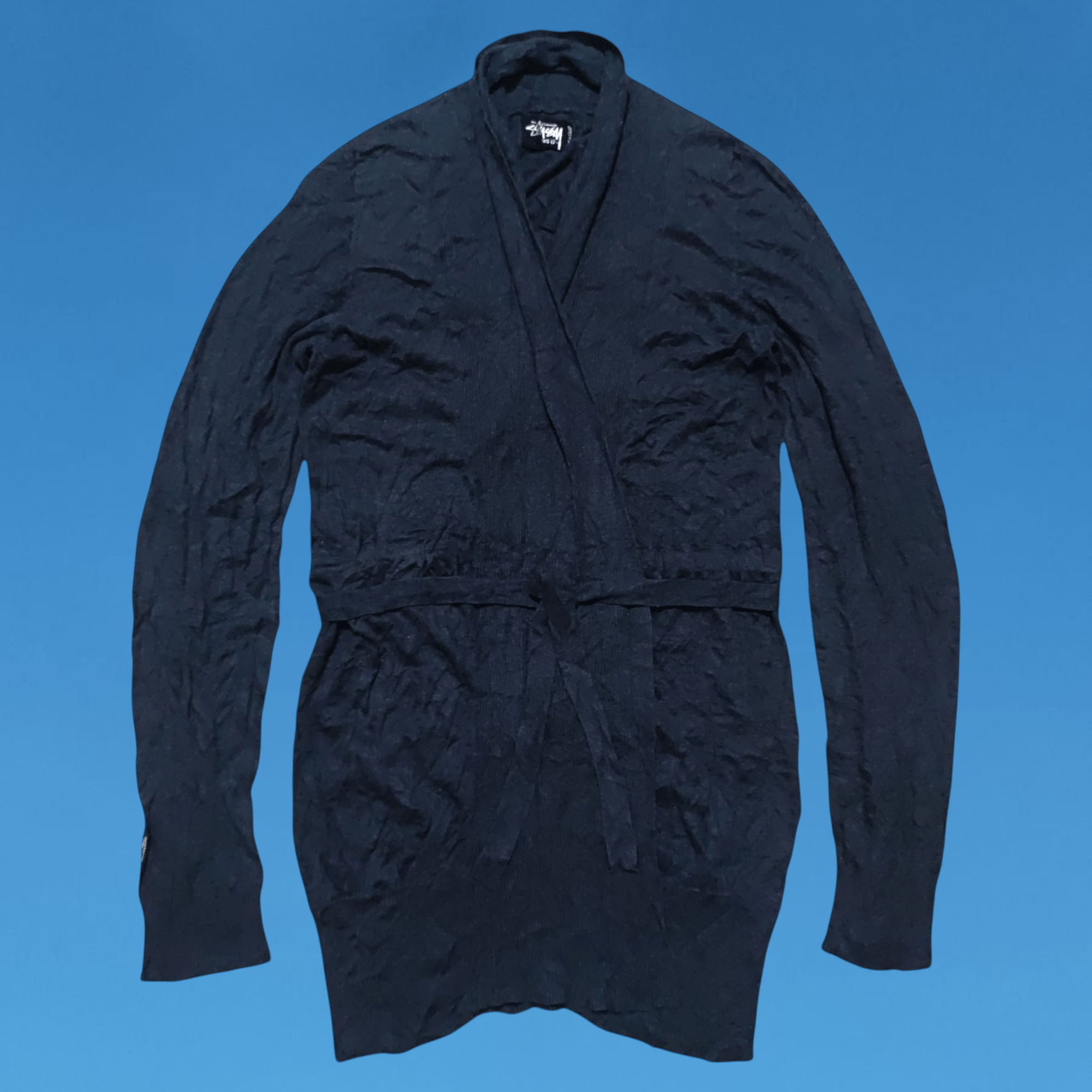 Stussy Stussy shaggy cardigan blue | Grailed