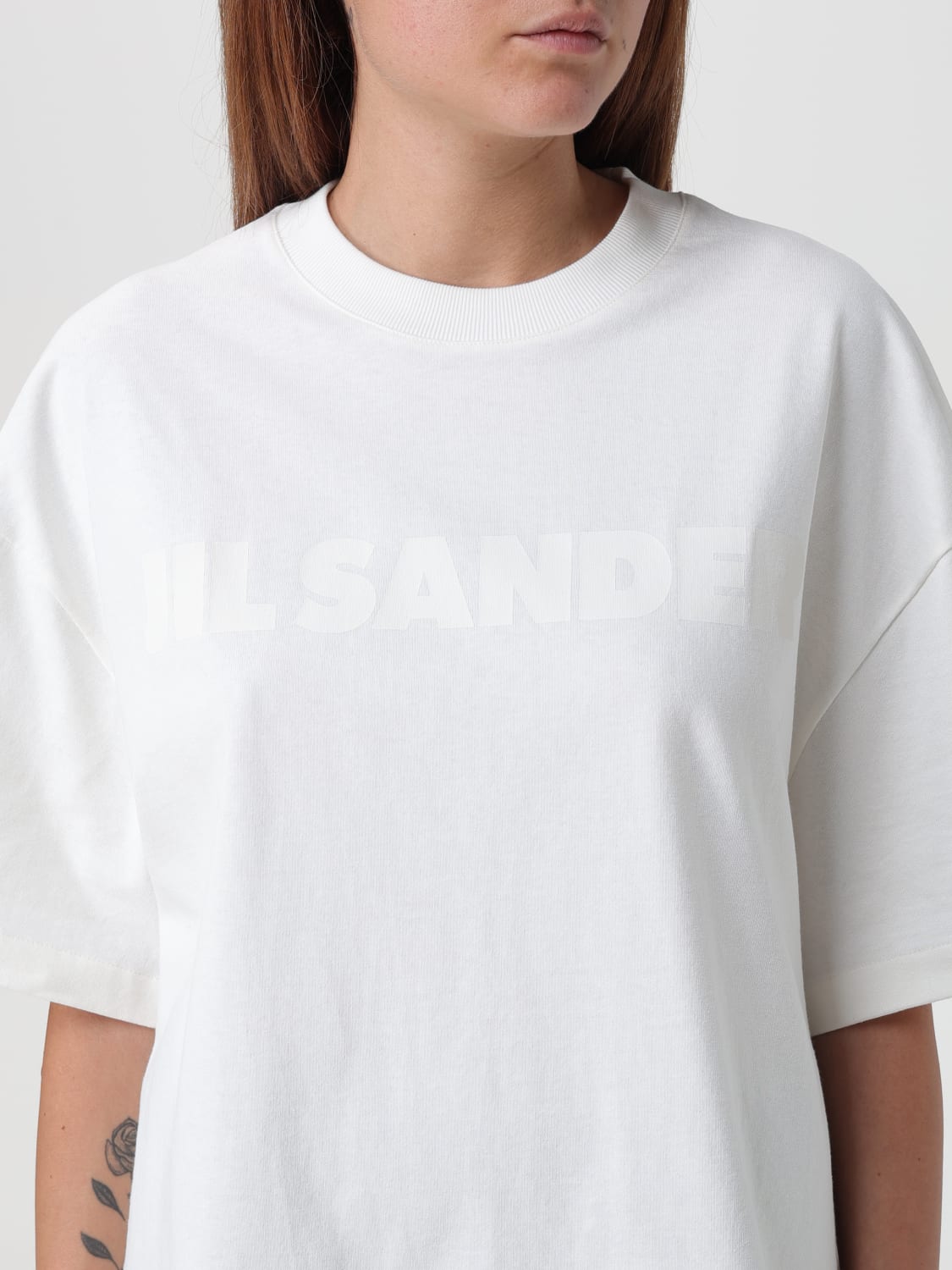 Jil Sander T-shirt woman - White | J03GC0137J20243 | GIGLIO.COM