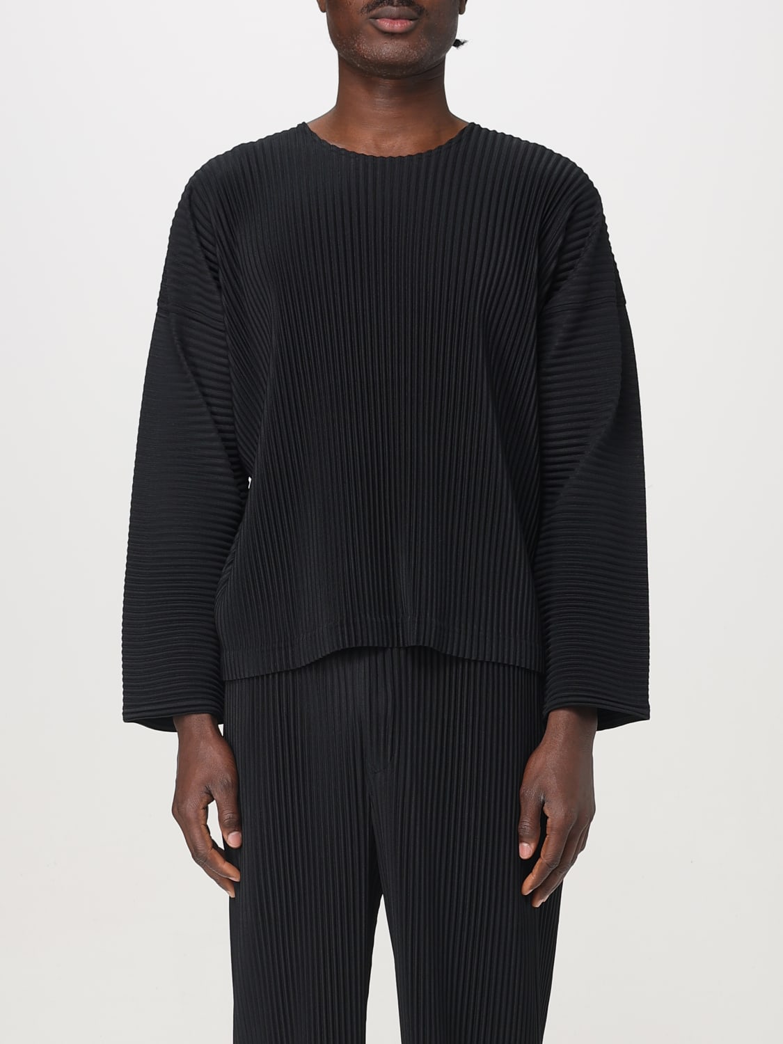 Homme Plisse' Issey Miyake Sweater men - Black | HP56JK102
