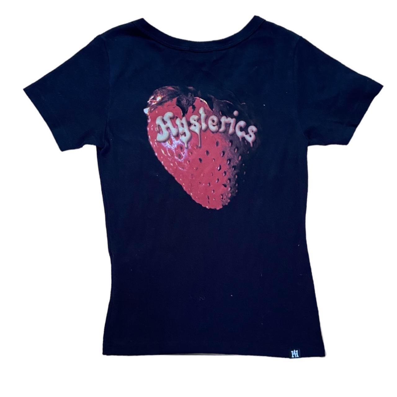 Hysteric glamour strawberry/skull tee #fruitsmagazine | Depop
