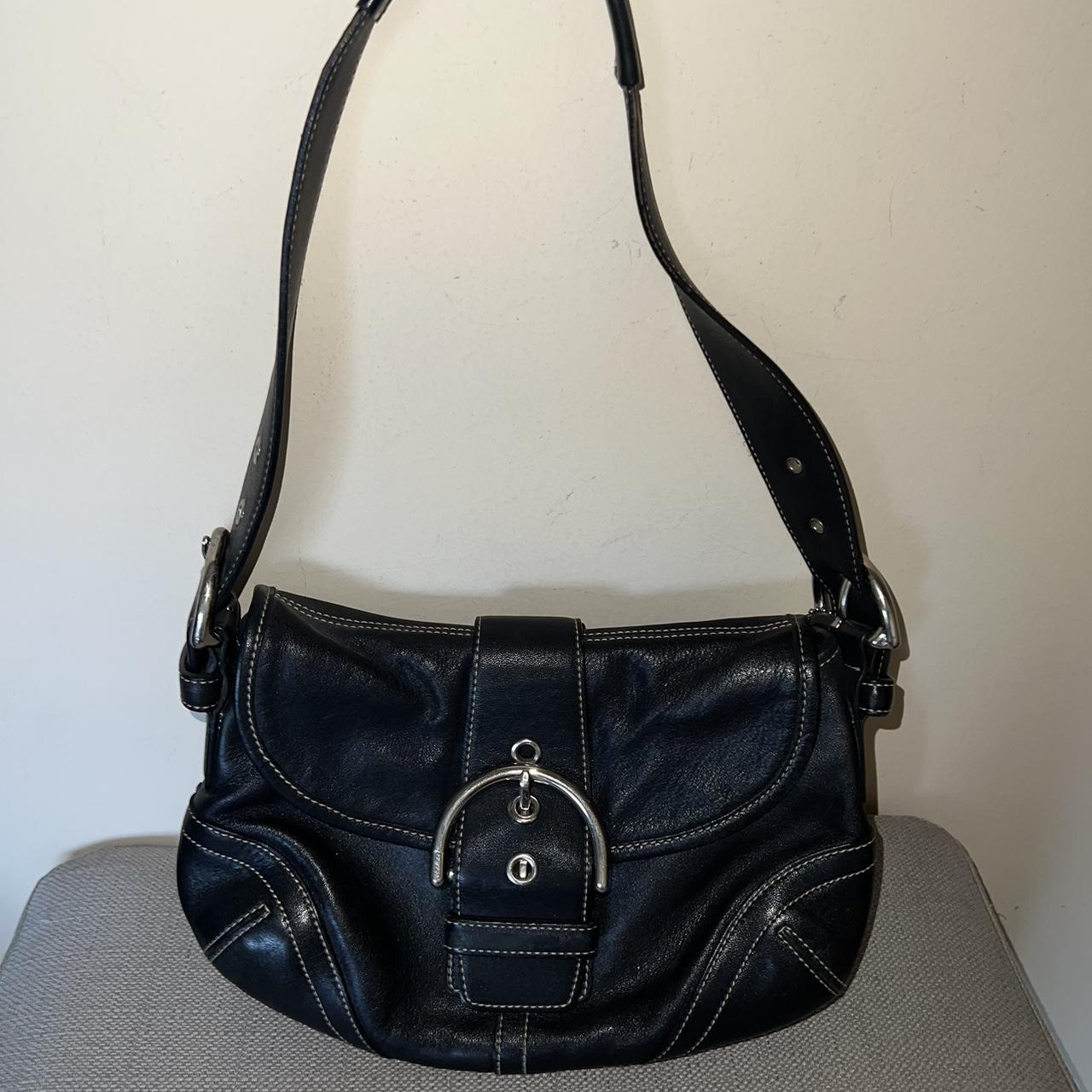 Vintage Coach Soho Flap Bag Adjustable straps | Depop
