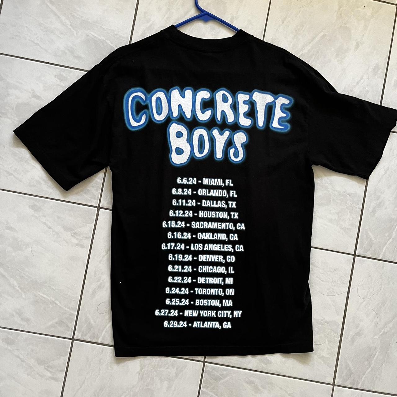 SIGNED) CONCRETE BOYS TOUR MERCH BLACK GRAPHIC | Depop
