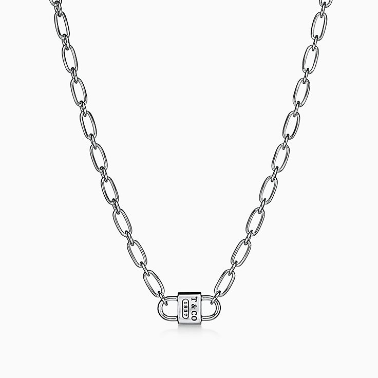 ティファニー 1837™ ダブル ロック ネックレス スターリングシルバー