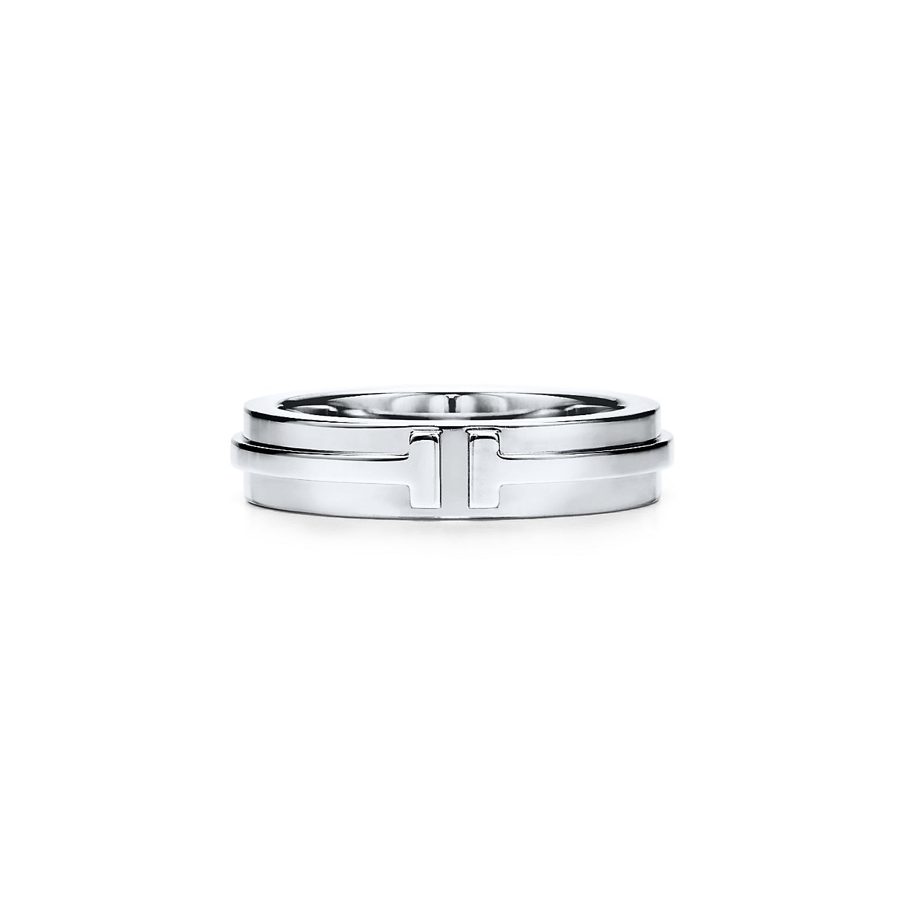 ティファニー T ナローリング ホワイトゴールド | Tiffany & Co.