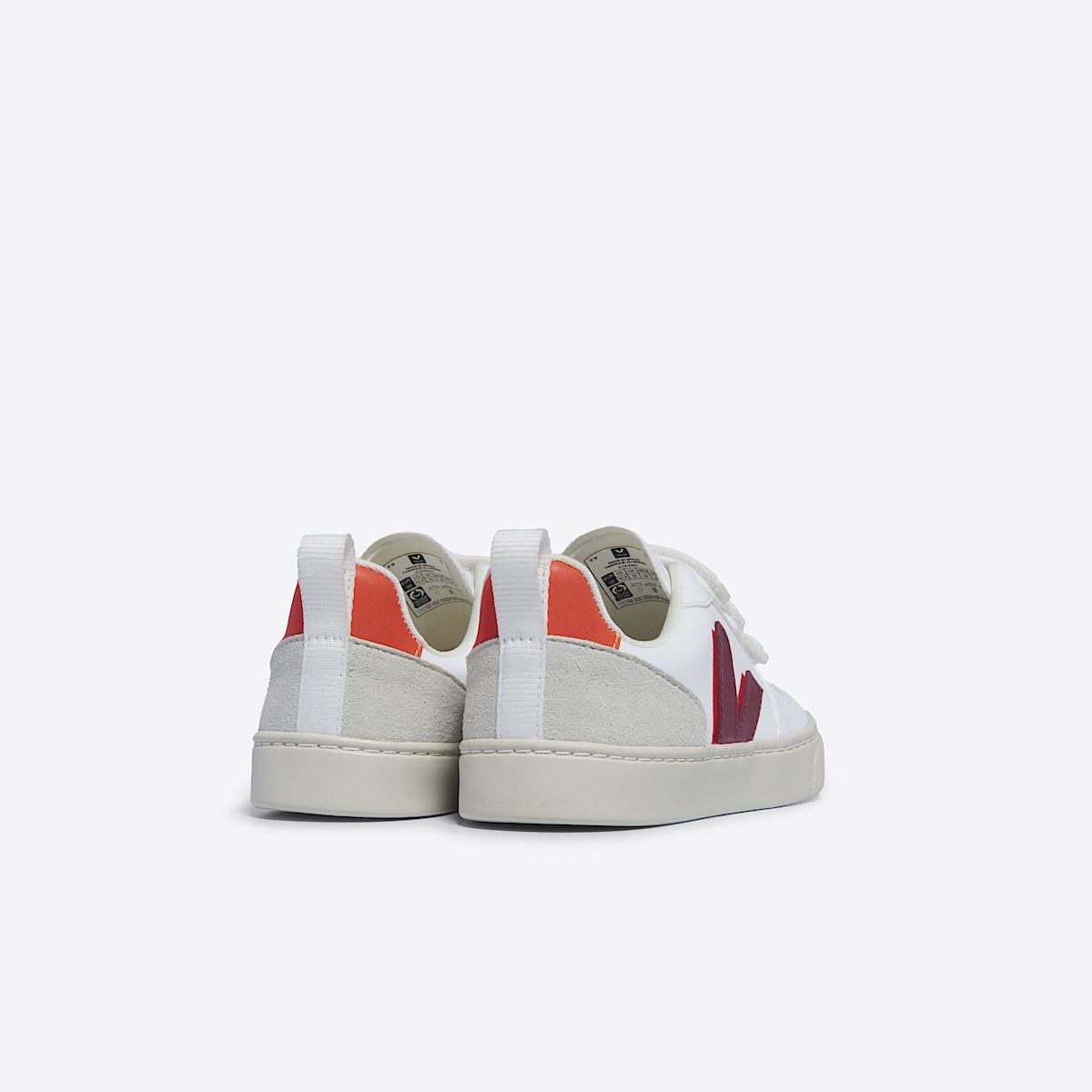 V-10 CWL WHITE MARSALA ORANGE FLUO | VEJA