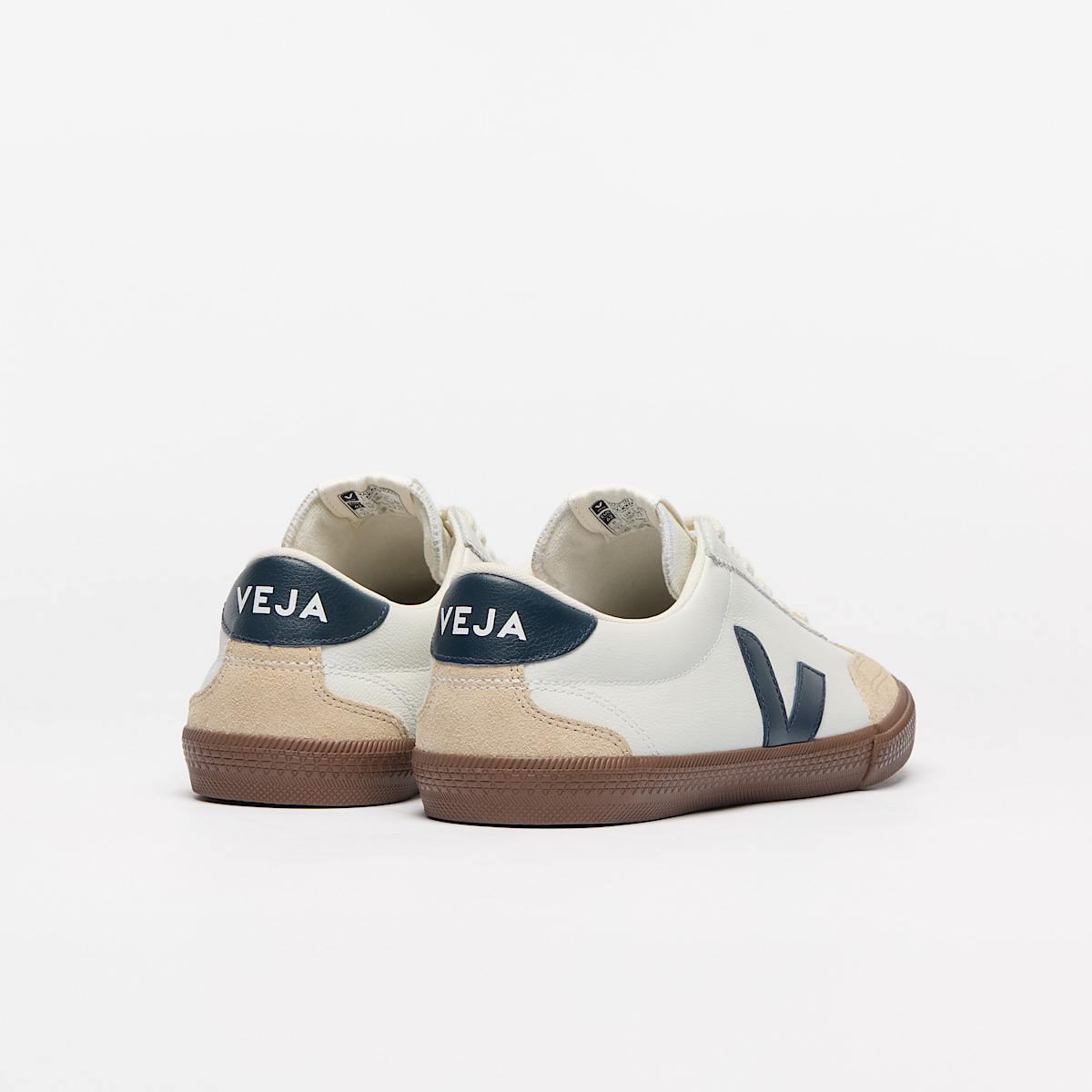 VOLLEY LEATHER WHITE NAUTICO BARK | VEJA