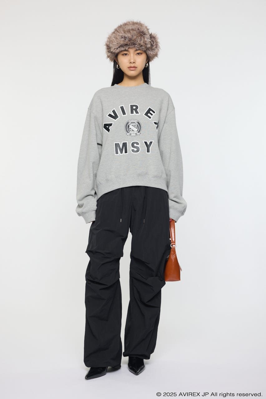 MOUSSY | AVIREX SWEAT プルオーバー (Tシャツ・カットソー(長袖