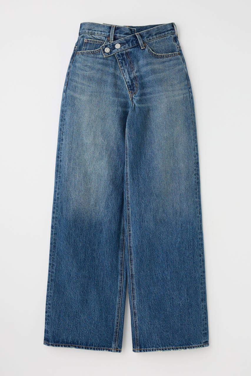 MOUSSY | CROSS WAIST WIDE STRAIGHT (ワイド ) |SHEL'TTER WEBSTORE