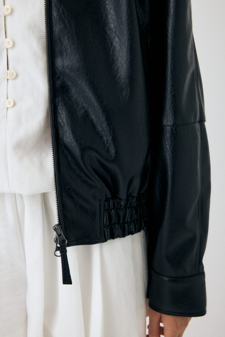 MOUSSY | F/LEATHER GATHER ブルゾン (ブルゾン ) |SHEL'TTER WEBSTORE