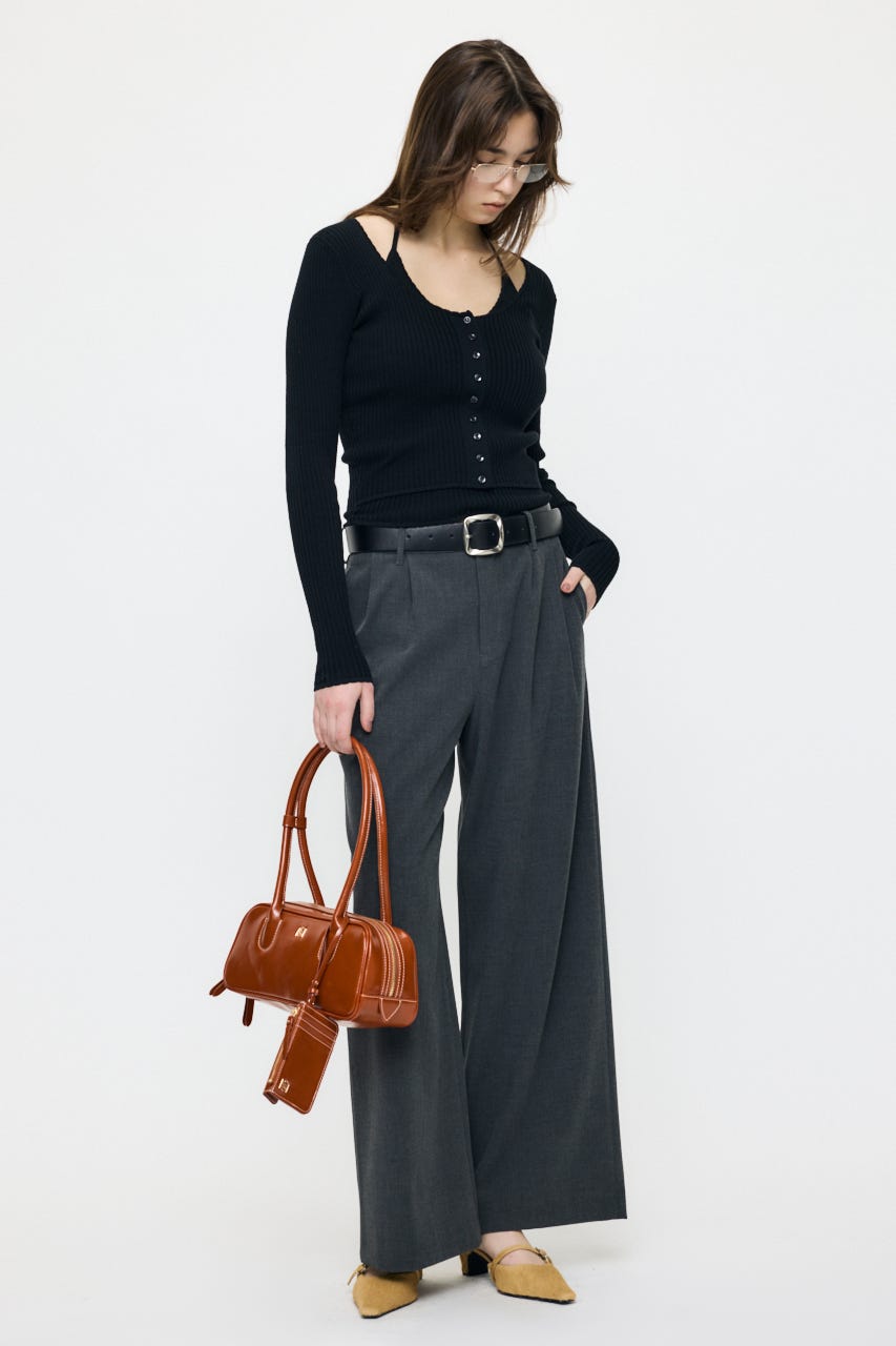 MOUSSY | HALTER NECK DOUBLE KNIT トップス (ニット ) |SHEL'TTER