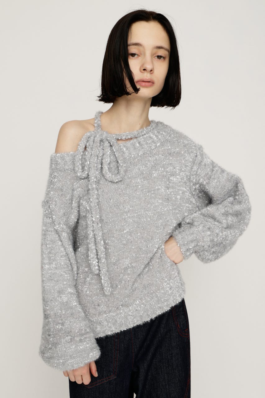 SLY | 2WAY SHOULDER KNIT トップス (ニット ) |SHEL'TTER WEBSTORE