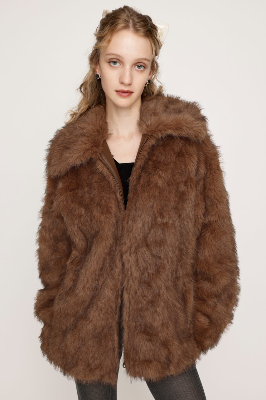 SLY | BIG COLLAR FUR コート (コート ) |SHEL'TTER WEBSTORE