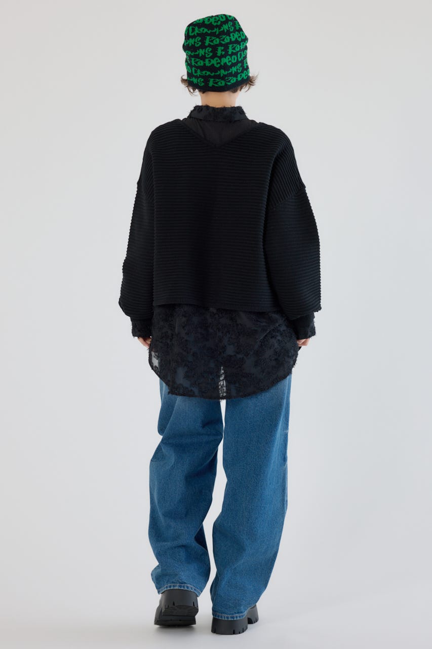 RODEO CROWNS WIDE BOWL | 2WAYクロスニットトップス (ニット ) |SHEL
