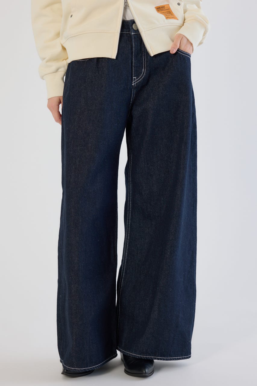RODEO CROWNS WIDE BOWL | ビッグリボンデニムパンツ (ワイド ) |SHEL