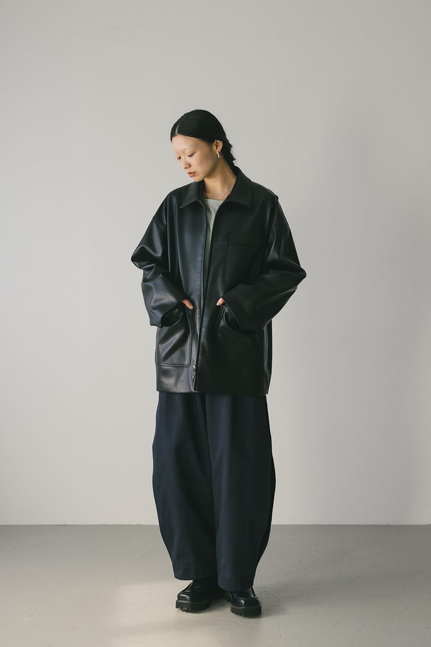 STYLEMIXER | フェイクレザージャケット (ジャケット ) |SHEL'TTER