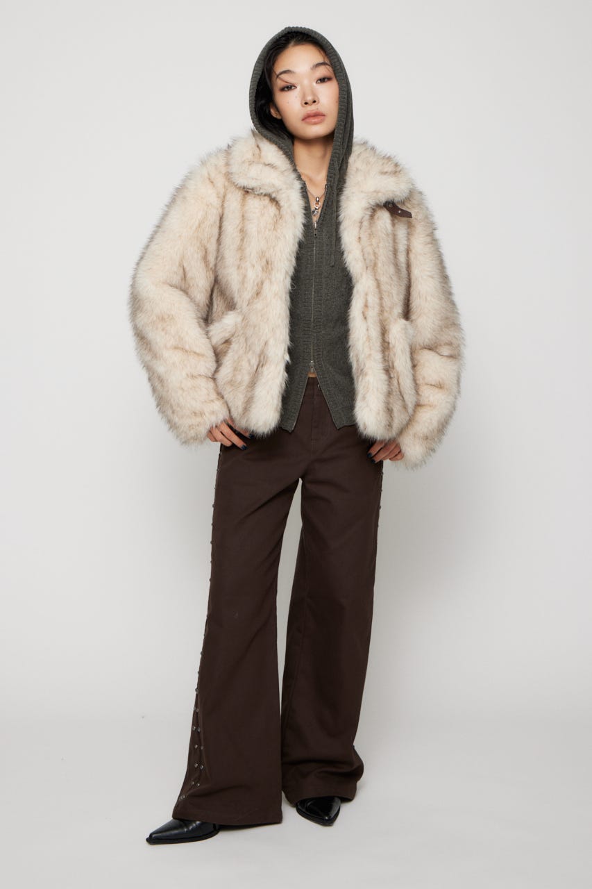 LAGUA GEM | POCKET POINT FAUX FUR コート (コート ) |SHEL'TTER WEBSTORE