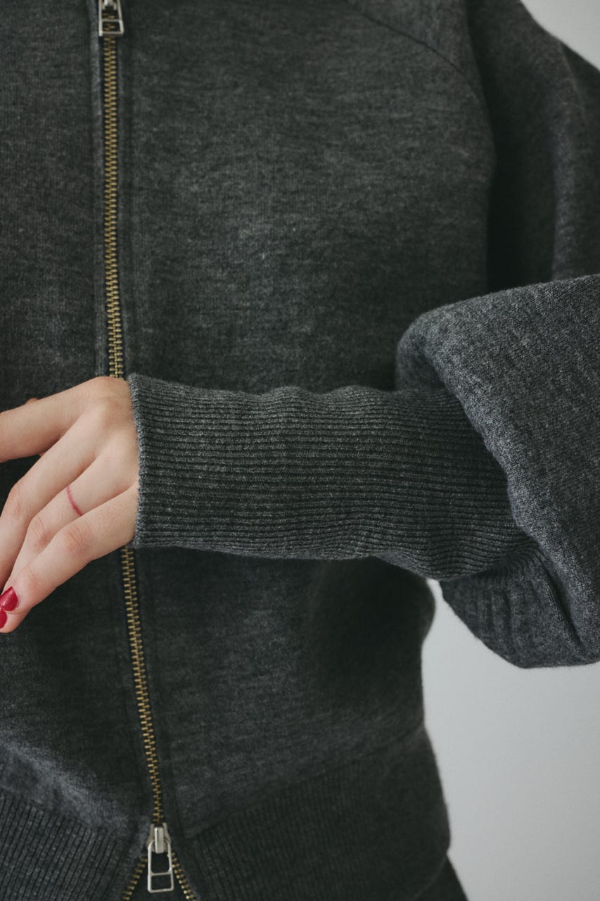 HeRIN.CYE | Zip up knit tops (ニット ) |SHEL'TTER WEBSTORE