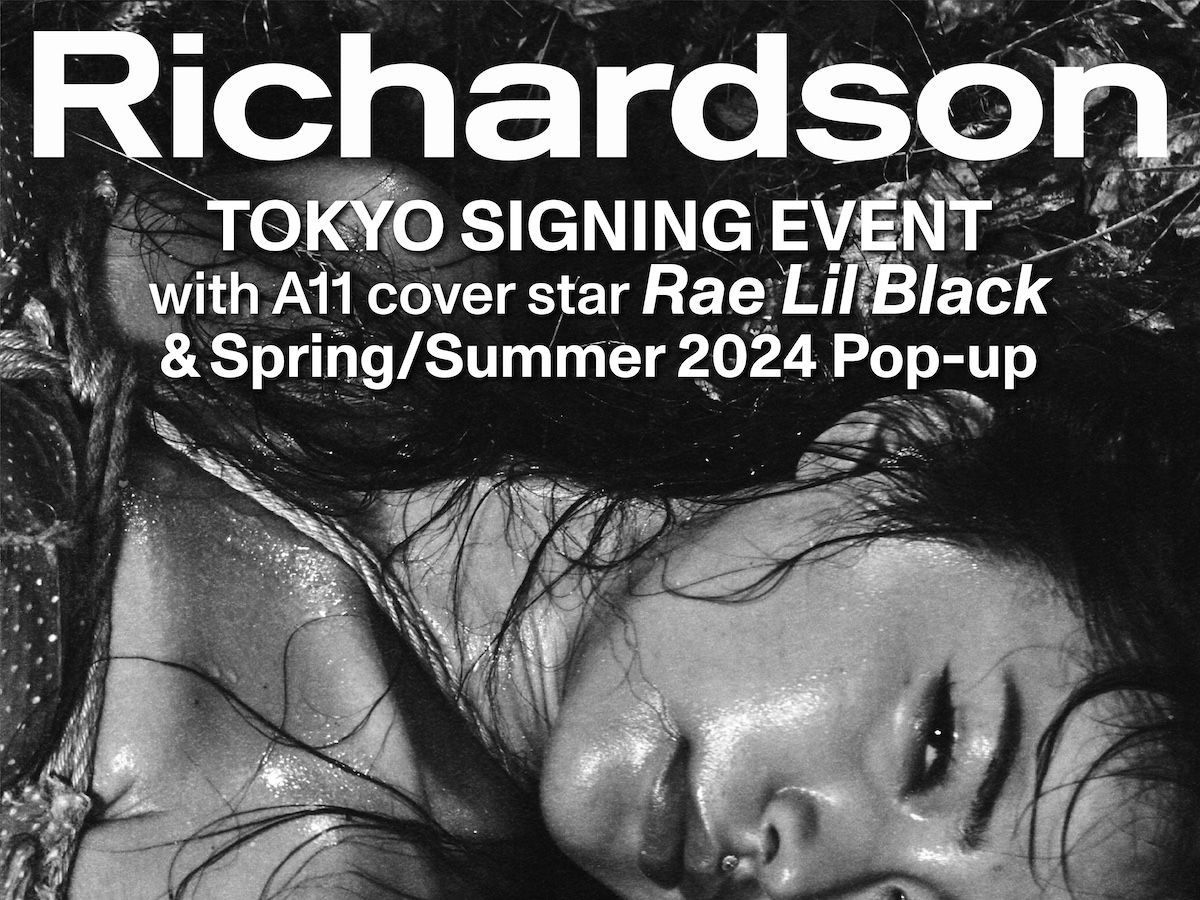 リチャードソン、最新号『A11:Agency Issue』の発売を祝し、GR8原宿で