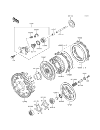 1996 Kawasaki NINJA ZX-9R (ZX900-B3) Clutch | Babbitts Kawasaki