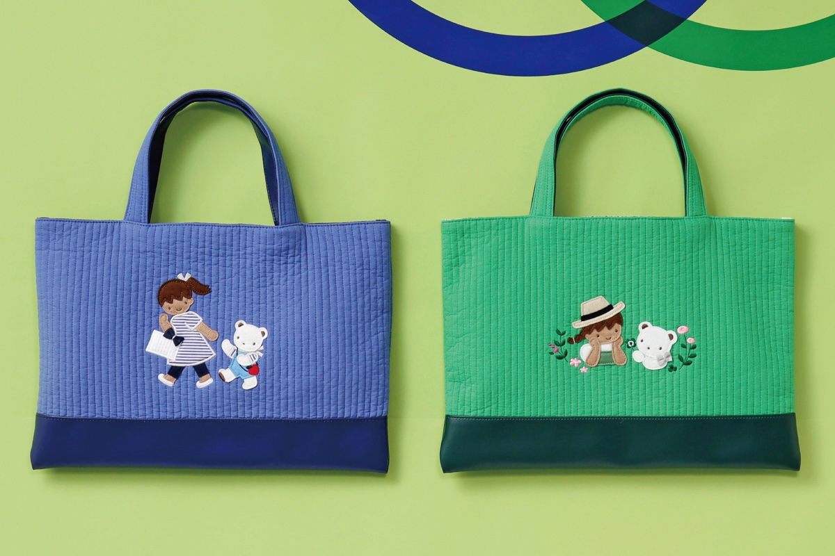ファミリア」と「ピオヌンナル」が第2弾コラボ “クマちゃん”と女の子が
