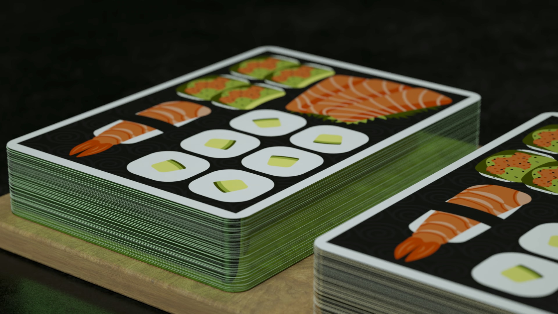 Kisetsushi Wasabi Gilded Playing Cards by X-Decks, Nate Lex OPC x