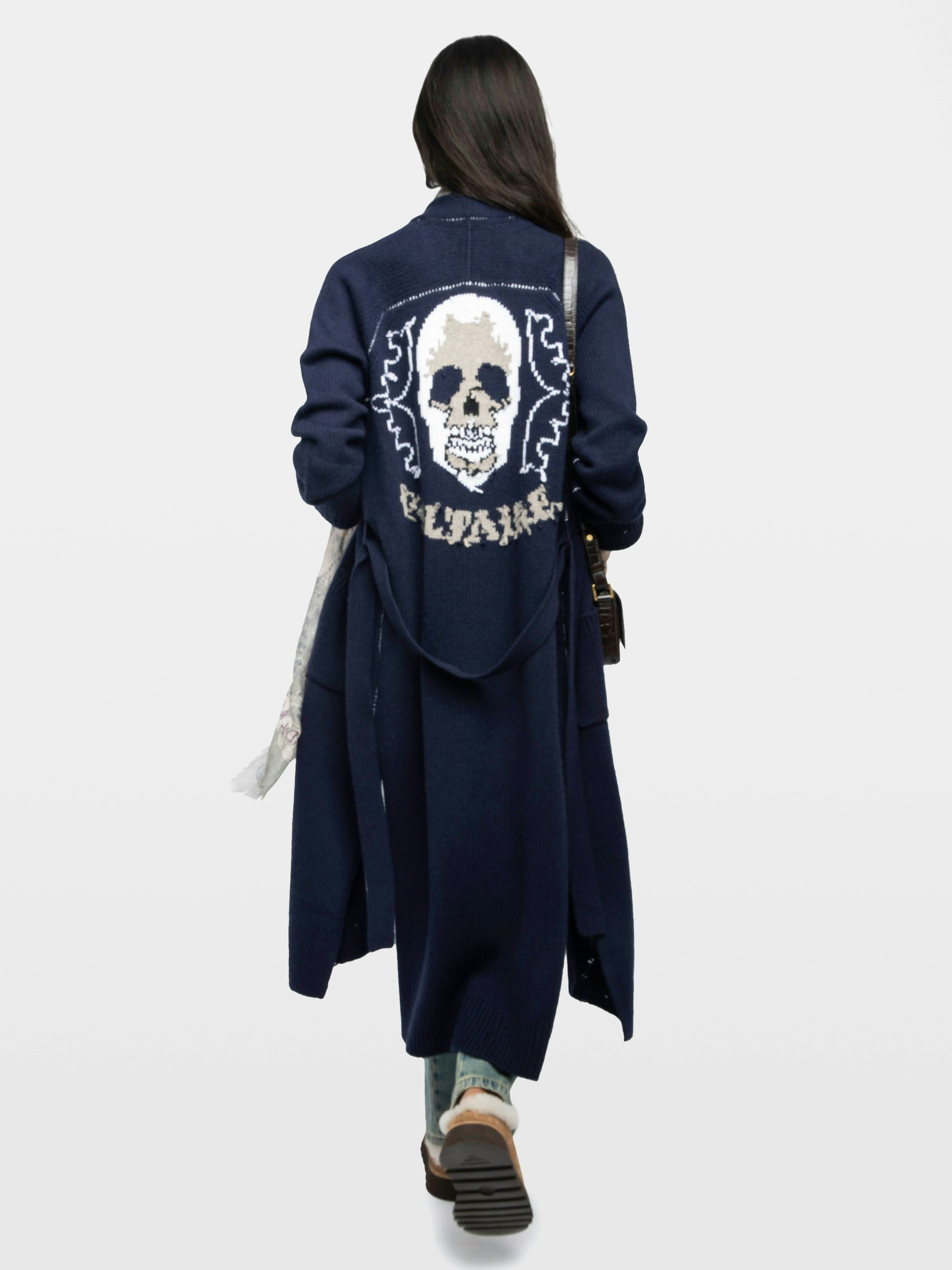 Long Skull Cashmere Cardigan | Zadig&Voltaire | Zadig&Voltaire