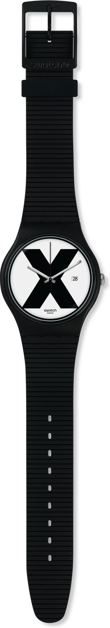 Swatch New Gent XX-RATED BLACK SUOB402 Mens Wr